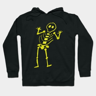 Don't Give Up, Skeleton! Logo Shirt Hoodie